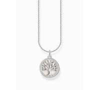 Thomas Sabo KE2220-007-21-L45V Silver necklace w. Tree of Love pendant u. wei...