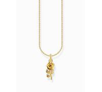 Thomas Sabo KE2269-413-39-L45V Gold-plated chain w. rose pendant