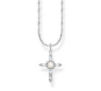 Thomas Sabo KE2296-167-14-L45V Silver Necklace With Cross Pendant Romance Ladies