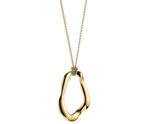 Thomas Sabo KE2319-413-39-L70 Necklace + Pendant Natural Beauty Gold-Plated L...