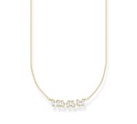 THOMAS SABO Ladies 18 Carat (750) Bicolor Other Form Cubic Zirconia Necklace - KE2095-414-14-L45v