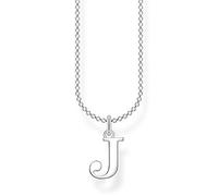 Thomas Sabo Ladies 925 Sterling Silver Initial J Necklace 38-45cm Length
