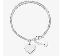 Thomas Sabo Women Bracelet Love Bridge Heart 925 Sterling Silver LBA0102-001-12-L19,5v