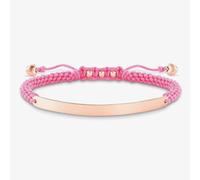 THOMAS SABO Ladies Pink Heart Rose Love Bridge Bracelet LBA0048-597-9-L19V