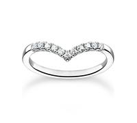 Thomas Sabo Ladies Ring TR2394-051-14-52 V-shape size 52