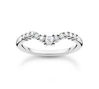 Thomas Sabo Ladies Ring TR2398-051-14-52 V-shape size 52