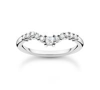 Thomas Sabo Ladies Ring TR2398-051-14-52 V-shape size 52