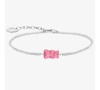 THOMAS SABO Ladies Silver Pink Haribo Bear Bracelet A2187-052-9-L19V