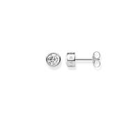 Thomas Sabo Women Stud Earrings White Stone 925 Sterling Silver H1963-051-14