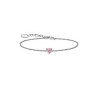 THOMAS SABO Large Heart Pendant Bracelet Silver