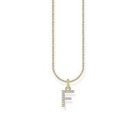 THOMAS SABO Letter A Pendant Necklace Silver