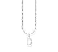 Thomas Sabo letter C gold-plated silver necklace with zirconia KE2242-414-14