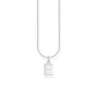 THOMAS SABO letter D necklace, gold-plated silver with zirconia, KE2243-414-14