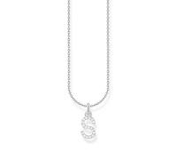 Thomas Sabo letter necklace 925 sterling silver with zirconia