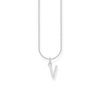 Thomas Sabo letter U necklace, gold-plated silver with zirconia, KE2260-414-14