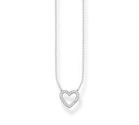 Thomas Sabo Love & Hearts Ladies' Sterling Silver Heart Necklace