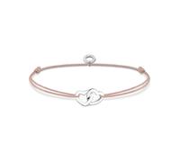 Thomas Sabo Bracelet Hearts 925 Sterling Silver, Nylon