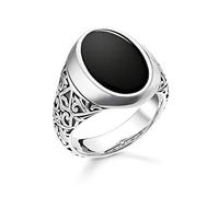 THOMAS SABO Black Onyx Signet Ring