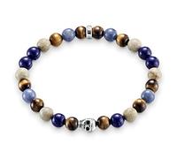 Thomas Sabo Men Bracelet Rebel at Heart Skull 925 Sterling Silver A1532-926-7