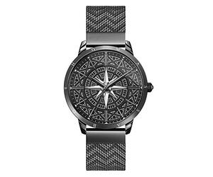 Thomas Sabo Men Men?s Watch Spirit Cosmos Compass Black Stainless Steel, Stainless Steel Black WA0374-202-203