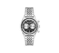 Thomas Sabo Men`s Watch Rebel at Heart Chronograph Silver Black Stainless Steel, Stainless Steel Silver-Coloured