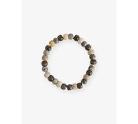 Thomas Sabo Mens Thomas Sabo Beaded Sterling-Silver, Labradorite and Crocodile Jasper Bracelet Green 19cm