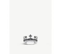 Thomas Sabo Mens Thomas Sabo Rebel Kingdom Crown Silver Ring 62mm