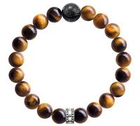 Thomas Sabo Men's Tiger Eye Bead 7" Bracelet