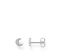 Thomas Sabo Women Single Stud Earring Moon Pavé 925 Sterling Silver