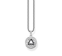 Thomas Sabo REBEL AT HEART - Elements of Nature FIRE Necklace - Black black One Size