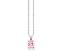 Thomas Sabo Necklace Pink Stone 925 Sterling Silver KE1964-051-9
