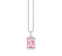 Thomas Sabo Heritage Silver Pink Zirconia Necklace
