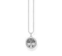 Thomas Sabo Necklace Tree of love silver 925 Sterling Silver, Blackened