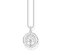 Thomas Sabo 2 Necklace Tree of Love Silver 925 Sterling Silver, Blackened KE2148-643-14
