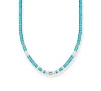 Thomas Sabo Necklace with Charm Club Sterling Silver Turquoise Stone