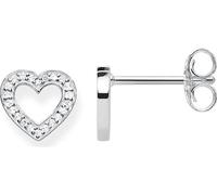 Thomas Sabo Open Heart Sparkle Silver Stud Earrings