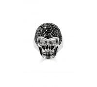Thomas Sabo Pavé Skull Ring TR1705-051-11 - Elegant Styling | - Size 64
