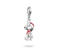 Thomas Sabo Charm Club Sterling Silver Peanuts Santa Edition - Sterling Silver / Rhodium Plated / Enamel
