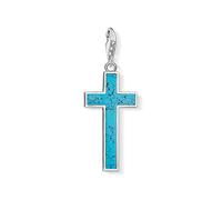 Thomas Sabo pendant cross with white stones 925 sterling silver PE848