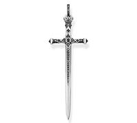 THOMAS SABO pendant sword 925 Sterling Silver, Blackened