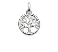 Thomas Sabo Women Pendant Tree of Life Zirconia Pavé 925 Sterling Silver KC0002-051-14