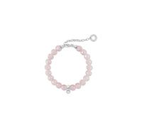 Thomas Sabo "Pink" Rose Quartz Charm Bracelet of Length 16cm + 4 cm extender