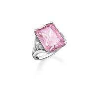 THOMAS SABO Pink Stone Silver Ring Pink