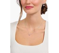 Thomas Sabo Silver With Pink Cubic Zirconia Necklace KE2210-051-9-L45V