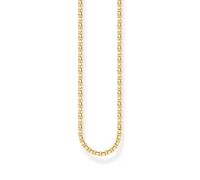 Thomas Sabo Rebel at Heart 18ct Yellow Gold Plated 21" Venezia Chain (Medium)