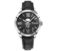 Thomas Sabo Men Watch Rebel Icon Skull Analogue Quartz Leather WA0210-218-203-43 MM