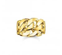 Thomas Sabo Rebel at heart Sterling Silver Gold Plated Links Ring TR2328-413-39 - Size 58 - Sterling Silver / Gold Plated