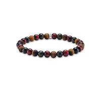 Thomas Sabo Rebel at Heart Sterling Silver Tiger Eye Talisman Beaded Bracelet