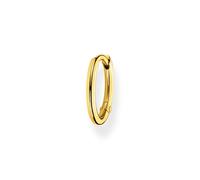 Thomas Sabo Rebel at Heart Yellow Gold Plated 15mm Single Hoop Earring