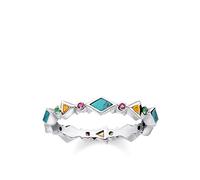 Thomas Sabo Ring Colored Stones 925 Sterling Silver TR2229-984-7-48